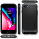 Pilkas dėklas Apple iPhone 7 / 8 / SE 2020 / SE 2022 telefonui "Spigen Neo Hybrid"