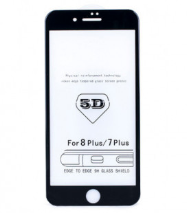 LCD apsauginis stikliukas 5D Full Glue Samsung A705 A70 lenktas juodas