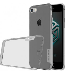 Skaidrus/pilkas silikoninis dėklas Apple iPhone 7 / 8 / SE 2020 / SE 2022 telefonui "Nillkin Nature"