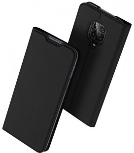 Juodas atverčiamas dėklas Xiaomi Redmi Note 9S/9 Pro/9 Pro Max telefonui "Dux Ducis Skin Pro"
