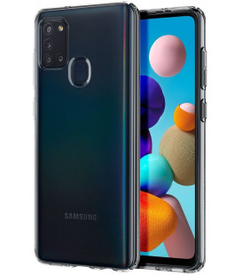 Skaidrus dėklas Samsung Galaxy A21S telefonui "Spigen Liquid Crystal"