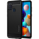 Juodas dėklas Samsung Galaxy A21S telefonui "Spigen Rugged Armor"