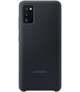 Originalus juodas dėklas "Silicone Cover" Samsung Galaxy A41 telefonui "EF-PA415TBE"