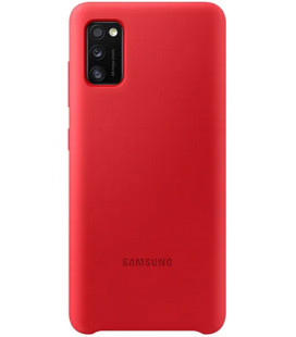 Originalus raudonas dėklas "Silicone Cover" Samsung Galaxy A41 telefonui "EF-PA415TRE"