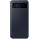 Originalus juodas atverčiamas dėklas "S-View Case" Samsung Galaxy A41 telefonui "EF-EA415PBE"