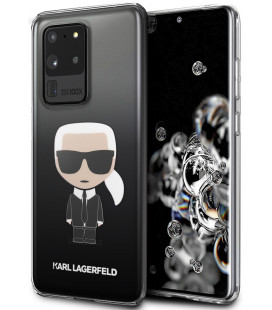 Juodas dėklas Samsung Galaxy S20 Ultra telefonui "KLHCS69TRDFKBK Karl Lagerfeld Degrade Cover"