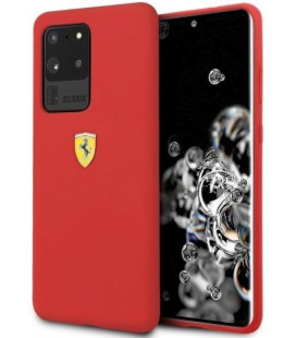 Raudonas dėklas Samsung Galaxy S20 Ultra telefonui "FESSIHCS69RE Ferrari SF Silicone Cover"