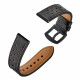 Juoda apyrankė Samsung Galaxy Watch 46mm laikrodžiui "Tech-Protect Leather"