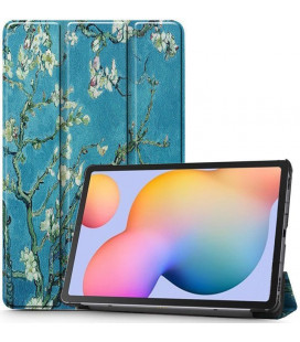 Atverčiamas dėklas (Sakura) Samsung Galaxy Tab S6 Lite 10.4 2020 / 2022 planšetei "Tech-Protect Smartcase"