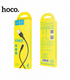 USB kabelis Hoco X25 Lightning 1.0m juodas