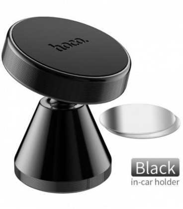Automobilinis Universalus telefono laikiklis Hoco CA46, tvirtinamas ant prietaisų skydelio, magnetinis, juodas