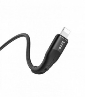 USB kabelis Hoco U64 PD Type-C į Lightning juodas