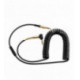 Audio adapteris Hoco UPA02 AUX 3,5mm į 3,5mm su mikrofonu juodas