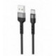 USB kabelis Borofone BX34 Type-C 1.0m juodas