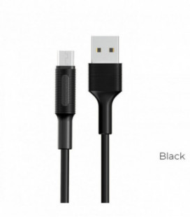 USB kabelis Borofone BX1 microUSB 1.0m juodas