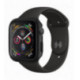 Juodas dėklas Apple Watch 4 / 5 / 6 / SE 1 / 2 / 3 (44 MM) laikrodžiui "Spigen Thin Fit"