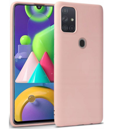 Rožinis dėklas Samsung Galaxy M21 telefonui "Tech-protect Icon"
