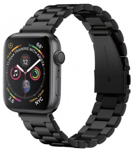 Juoda apyrankė Apple Watch 8 / 9 / 10 / 11 / 12 / SE / Ultra (44 / 45 / 46 / 49 mm) "Spigen Modern Fit Band"