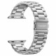 Sidabrinės spalvos apyrankė Apple Watch 8 / 9 / 10 / 11 / 12 / SE / Ultra (44 / 45 / 46 / 49 mm) "Spigen Modern"
