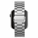 Sidabrinės spalvos apyrankė Apple Watch 4 / 5 / 6 / 7 / 8 / 9 / SE / Ultra 1 / 2 (42 / 44 / 45 / 49 mm) laikrodžiui "Spigen Mode