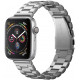 Sidabrinės spalvos apyrankė Apple Watch 4 / 5 / 6 / 7 / 8 / 9 / SE / Ultra 1 / 2 (42 / 44 / 45 / 49 mm) laikrodžiui "Spigen Mode