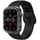 Skaidrus dėklas Apple Watch 4/5/6/SE (44mm) laikrodžiui "Spigen Ultra Hybrid"