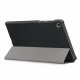 Juodas atverčiamas dėklas Lenovo Tab M10 Plus 10.3 TB-X606 planšetei "Tech-Protect Smartcase"