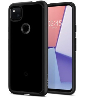 Juodas dėklas Google Pixel 4A telefonui "Spigen Ultra Hybrid"