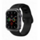 Skaidrus dėklas Apple Watch 4/5/6/SE (44mm) laikrodžiui "Spigen Ultra Hybrid"