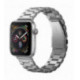 Sidabrinės spalvos apyrankė Apple Watch 8 / 9 / 10 / 11 / 12 / SE / Ultra (44 / 45 / 46 / 49 mm) "Spigen Modern"