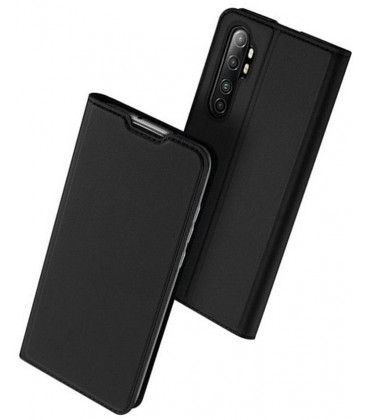 Juodas atverčiamas dėklas Xiaomi Mi Note 10 Lite telefonui "Dux Ducis Skin Pro"