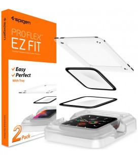 Ekrano apsauga Apple Watch 4 / 5 / 6 / SE 1 / 2 / 3 (44MM) laikrodžiui "Spigen Proflex EZ Fit"