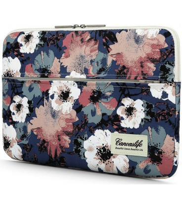Universalus krepšys nešiojamiems kompiuteriams 13-14" "Canvaslife Sleeve Blue Camellia"