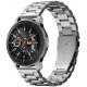 Sidabrinės spalvos apyrankė Samsung Galaxy Watch 46mm laikrodžiui "Spigen Modern Fit Band"