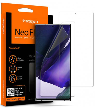 Apsauginės ekrano plėvelės Samsung Galaxy Note 20 Ultra telefonui "Spigen Neo Flex HD"