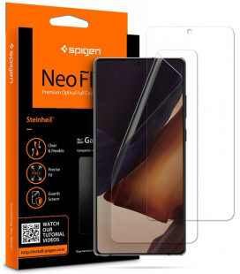 Apsauginės ekrano plėvelės Samsung Galaxy Note 20 telefonui "Spigen Neo Flex HD"