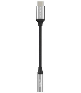 Sidabrinės spalvos adapteris ausinių stiprintuvas TypeC - 3.5mm "Nillkin Hifi Decode Headphone Amplifier"