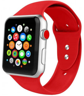 Raudona apyrankė Apple Watch 4 / 5 / 6 / 7 / 8 / SE / Ultra (42 / 44 / 45 / 49 mm) laikrodžiui "Tech-Protect Iconband"
