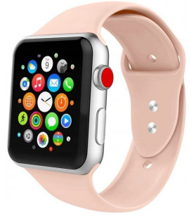 Smėlio spalvos apyrankė Apple Watch 4 / 5 / 6 / 7 / 8 / 9 / SE / Ultra 1 / 2 (42 / 44 / 45 / 49 mm) laikrodžiui "Tech-Protect Ic