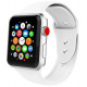 Balta apyrankė Apple Watch 4 / 5 / 6 / 7 / 8 / 9 / SE / Ultra 1 / 2 (42 / 44 / 45 / 49 mm) laikrodžiui "Tech-Protect Iconband"