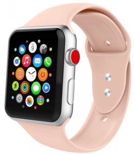 Smėlio spalvos apyrankė Apple Watch 4 / 5 / 6 / 7 / 8 / 9 / SE (38 / 40 / 41 mm) laikrodžiui "Tech-Protect Iconband"