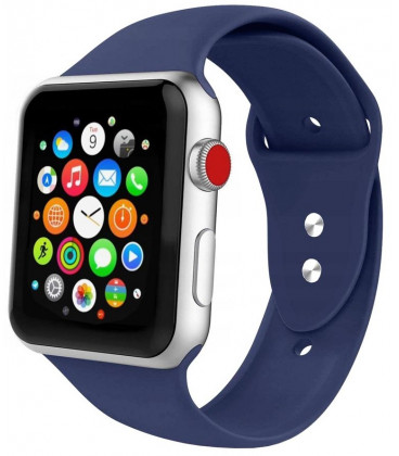 Mėlyna apyrankė Apple Watch 4 / 5 / 6 / 7 / 8 / 9 / SE (38 / 40 / 41 mm) laikrodžiui "Tech-Protect Iconband"