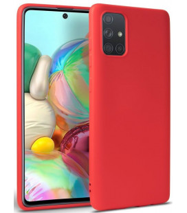 Raudonas dėklas Samsung Galaxy M31S telefonui "Tech-protect Icon"