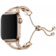 Auksinės spalvos apyrankė Apple Watch 1/2/3/4/5/6 (42/44mm) laikrodžiui "Tech-Protect Chainband"