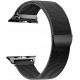 Juoda apyrankė Apple Watch 8 / 9 / 10 / 11 / 12 / SE / Ultra (44 / 45 / 46 / 49 mm) laikrodžiui "Tech-Protect Milanese"