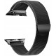 Juoda apyrankė Apple Watch 4 / 5 / 6 / 7 / 8 / 9 / SE (38 / 40 / 41 mm) laikrodžiui "Tech-Protect Milaneseband"