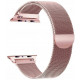Rausvai auksinė apyrankė Apple Watch 8 / 9 / 10 / 11 / 12 / SE (40 / 41 / 42 mm) laikrodžiui "Tech-Protect Milaneseband"