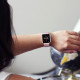 Rausvai auksinė apyrankė Apple Watch 4 / 5 / 6 / 7 / 8 / 9 / SE (38 / 40 / 41 mm) laikrodžiui "Tech-Protect Milaneseband"