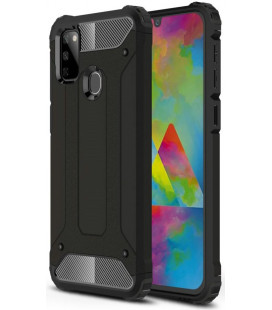 Juodas dėklas Samsung Galaxy M21 telefonui "Tech-Protect Xarmor"