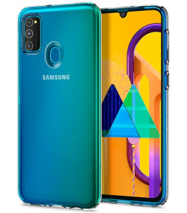 Skaidrus dėklas Samsung Galaxy M21 telefonui "Spigen Liquid Crystal"